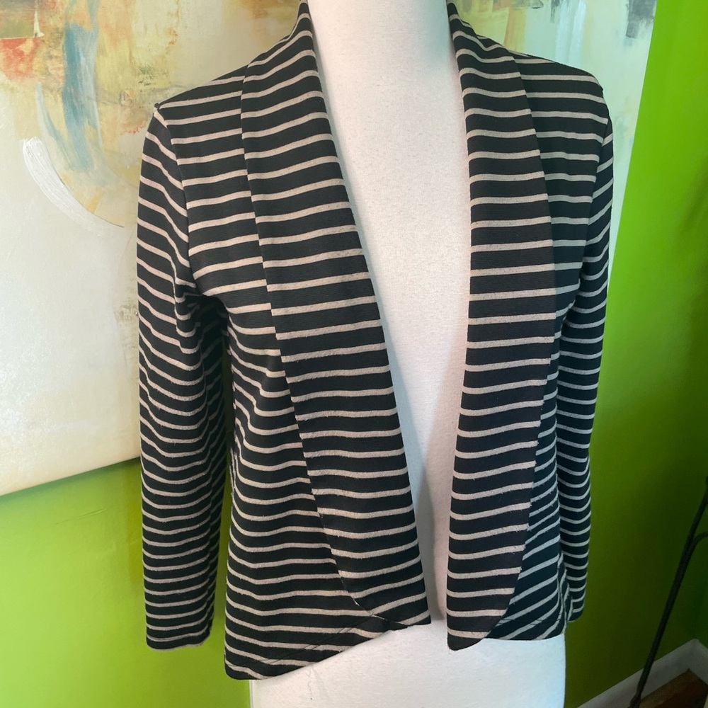 Striped stylish blazer
